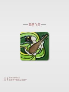 Yungang Grottoes Ceramic Handmade Refrigerator Magnets Original Design Cultural Creative Tourist Souvenir Parche De Refrigérateur