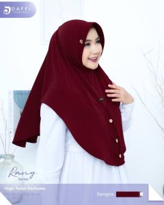 RANY Daffi Hijab Terbaru Viral Jilbab Instan Premium Kancing