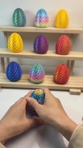 3D Printed Ball Twist Spiral Sphere Gear Circular Deformation Liquid Flow Ball Rotating Design Adults Anxiety Relief Balls Gifts