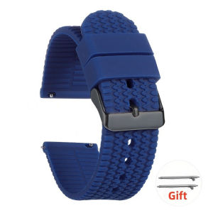 Soft Silicone Watch Bands Quick Release Rubber Watch Strap for Omega for Huawei Watch Replacement Wristband 18mm 20mm 22mm 24mm