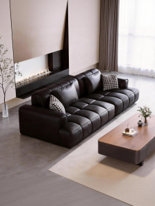 Business Reception Sofa Black