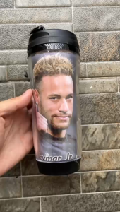 Tumbler Neymar Jr PSG Paris Klub Fans Pemain Bola Botol Minum Gelas