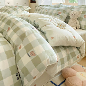 Kiss Dear | Cute Floral Four-Piece Bedding Set Pure Cotton