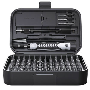 Brifit Precision Screwdriver Set 130 in 1 Repair Tools Kit with 120 Bits Magnetic Screwdriver Kit with Built-in Magnetizer & Portable Box for Smart Phone Computer Laptop Glasses Electronics