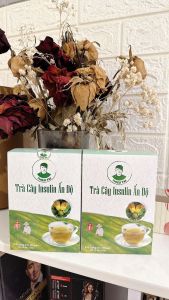 2 HỘP TRÀ INSULIN ẤN ĐỘ _BÍ QUYẾT CÂN BẰNG ĐƯỜNG HUYẾT CHO NGƯỜI TIÊỦ ĐƯỜNG