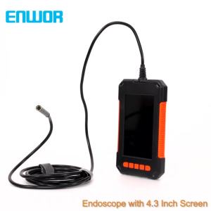 Camera Nội Soi Ống Kính Đơn Kép HD 1080P Với Màn Hình IPS 43  Màn Hình IPS Chống Nước Kiểm Tra Ô Tô Borescope Đầu Dò 2600mAh Có Đèn LED