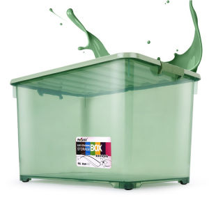 กล่องเก็บของพลาสติกโปร่งใสพิเศษสำหรับใช้ในบ้าน ขนาดใหญ่พิเศษ กล่องเก็บเสื้อผ้า กล่องเก็บของสำหรับรถ กล่องจัดระเบียบ