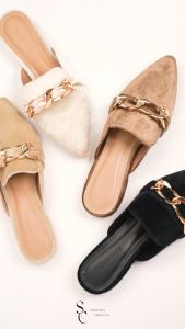 Sepasang Collection Calista Mules Heels Wanita 3 Cm