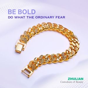 [BT5029] Zhulian Rantai tangan Emas Saduran Anti Karat/ Gold Plated Bracelet Jewellery