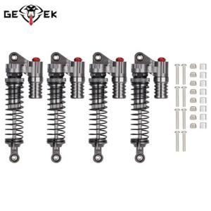 Bộ Giảm Xóc Dầu Hợp Kim Nhôm 4 Cái 93mm Dành Cho Xe RC Crawler 1/10 Axial SCX10 TRX4 90046 D90 Tamiya CC01 Nâng Cấp Phụ Tùng Kim Loại