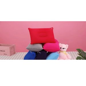 Gối hơi nằm ngủvăn phòng gối tựa lưng gối du lịch tiện lợi nhỏ gọn (34x22.5cm)-HAUSE