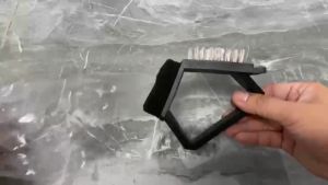 [STOCK MALAYSIA] HANDHELD STEEL WIRED WITH POLYESTER BBQ/KITCHEN CLEANING BRUSH