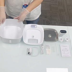 [SG Stock]Smart Pet Drinking Fountain - Stainless Steel Automatic Dispenser (Smart Sensor & 3.2L Capacity)