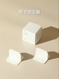 แผ่นยึดโต๊ะ ยึดตู้ ตัวล็อคคอกกั้นเด็กล็อคได้หลากหลายมุมป้องกันตู้ล้มโต๊ะเคลื่อนที่ ป้องกันอุบัติเหตุ