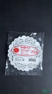Paket Kertas Doilies 4.5\" Inch & 11.5 cm 100 pcs & 1/4 kg