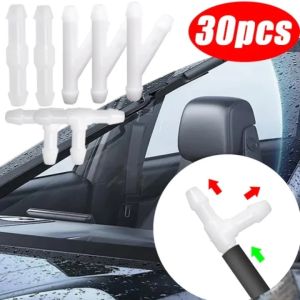 36Pcs Universal Car Wiper Spray Pipe Connector T- Straight- Y Joint Nozzle Windshield Washer Tube Hose Joiner Auto Accessories