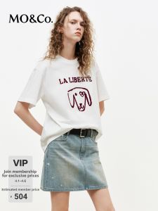 MO&Co. | Antibacterial Mite-Resistant Short Sleeve T-Shirt Loose H Type