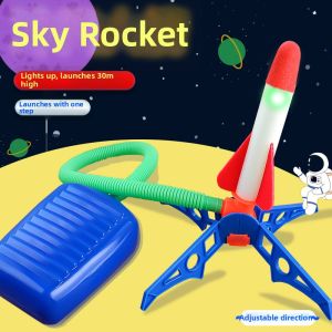 Foot-Operated Rocket Launcher Glowing Toy