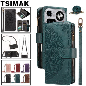 Zipper 9 Card Wallet Case For Nothing Phone 3 3A 4A Pro CMF Phone 2 Pro Phone4a A001 A059 A069P Magnetic Leather Flip Cover