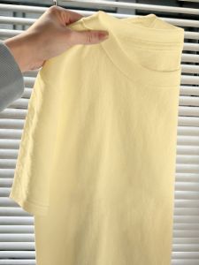 Áo Thun Cotton Tay Ngắn Màu Kem Cho Nữ Mùa Hè Dáng Rộng Cỡ Lớn Thiết Kế Cổ Tròn Đơn Giản Chất Liệu Cotton Nguyên Chất