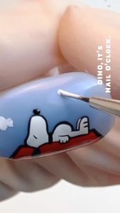 [ DINO Short liner #1 Brush 5mm] Cọ nét short liner vẽ móng tay cao cấp Hàn quốc của DINO lông mảnh mai và độ dày vừa phải thích hợp vẽ nail art khác nhau