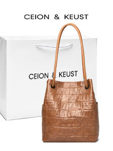 กระเป๋าถือทรงถังแบบย้อนยุคความจุขนาดใหญ่สำหรับผู้หญิง กระเป๋าคาดไหล่แบบสะพายข้าง กระเป๋าถือแบบหนัง PU กระเป๋าสะพายประจำวันสำหรับเยาวชน