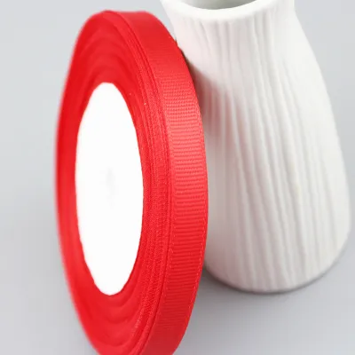 (25 Yards/Roll) 10mm Grosgrain Ribbon Wholesale Gift Wrap Decoration Ribbons Lace Fabric