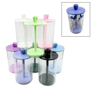 Dental Saliva Ejector Holder Storage Box Suction Tip Organizer Dust-Proof Container Dental Aspirator Accessories Dispenser