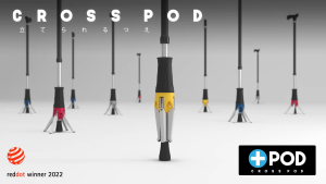 ไม้เท้า ครอส พอด Cross POD ไม้เท้าช่วยพยุงเดิน ขาเดี่ยว เพื่อความคล่องตัวในการเดิน น้ำหนักเบา ตั้งวางได้