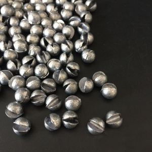 100pcs Solid Round Split Shot Lead Sinker Fishing Shot Lead for Carp Fishing 0.3g-3g