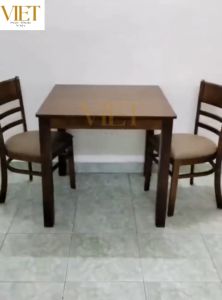 (Miễn phí ship HCM) Bàn ăn Cabin 2 ghế gỗ  hàng xuất khẩu