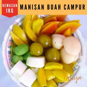 MANISAN BUAH MIX 1KG MANISAN BUAH CAMPUR ASINAN BUAH MANISAN BUAH OLAHANA BUAH CAMILAN BUAH ASINAN PEDAS BUAH SEGAR BUAH KILOAN