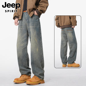 JEEP SPIRIT | Vintage Rinsed Straight Fit Thermal Jeans