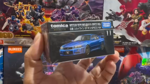 Mô Hình Xe Thể Thao Cao Cấp Tomica Premium No.11 Nissan GT-R R34 (Màu Xanh)