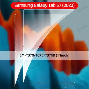 HANSONG | 2Pcs Tempered Glass For Samsung Galaxy Tab S8 11” SM-X700 X706 Tab S7 S6 Lite S5E S4 A8 A7 Lite 10.5“ 10.1” 9H Screen Protector