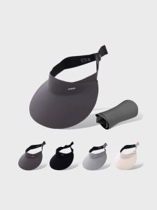 หมวกกันแดดทรงโดมพับได้แบบไร้รอยต่อสำหรับผู้หญิงในฤดูร้อนปี 2025 หมวกกันแดดปั่นจักรยานป้องกันรังสียูวี หมวกกันแดดทรงโปร่งใสสำหรับเด็กและเยาวชน