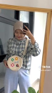 SPNB Tas Selempang Mini Wanita Bahan Kanvas KPOP & Azalea Korean