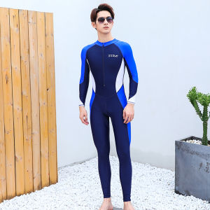 Couples Swimming Suits Long Sleeve Wetsuit Monofin Design Mens Womens Adult Swimwear Sun Protection Chrysanthemum Pattern