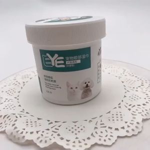 【Ready】200 Buah Pet Eye Wipes Tissue Pembersih Anjing Kucing Tear Mata Stain Remover Tisu Basah Kucing Anjing