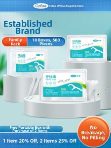 Cofoe | Ultra-fine Family Pack Dental Floss Individually Wrapped