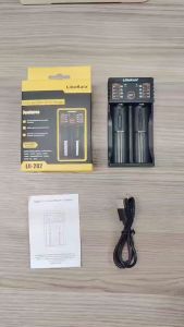 LiitoKala Lii-202 USB 2 Slot Charger + 26650 battery 5000mAh 3.7V Li-ion rechargeable battery
