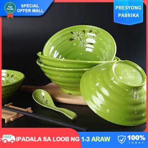 【6-inch】Break-resistant Melamine Bowls Thickened Flower Bowl for Food Dinner Rice Noodles Cereal Etc Tableware Plates Safe for Kids