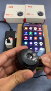 Camera WiFi Mini A9S Kết Nối Wifi Xem Từ Xa Qua Internet Hỗ Trợ Quay Video HD IR MIC Ghi Âm Giọng Nói