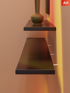 WUBUWEI | Concealed Linear Floating Storage Shelf