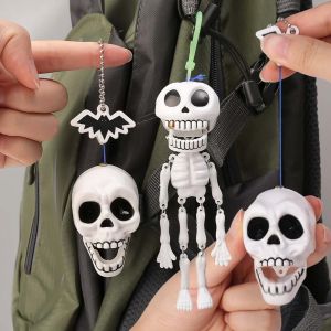 Key Pendant Halloween Skull Key Chain Portable Lightweight Small Bag Pendants For Kids Men Woman Boys Girls Festive Atmosphere