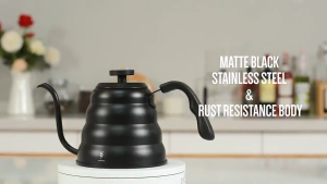 ORI One Two Cups Teko Kopi Leher Angsa 1.2 Liter Gooseneck Pour Over Thermometer - OTC265