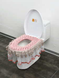 Vỏ Bọc Bồn Cầu Kiểu Châu Âu Mới Vải Mùa Xuân Hè Thu Đông Dùng Tại Nhà Vỏ Bọc Bồn Cầu Có Khóa Kéo Dễ Thương