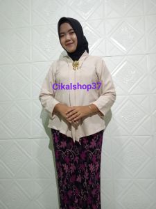 kebaya Kartini modern wisuda/kebaya kondangan pesta/atasan kebaya Kartini wanita