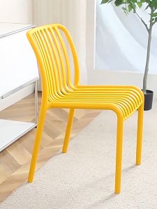 Thickened Plastic Chair: A Comfortable Seating Solution for Your Nordic Balcony