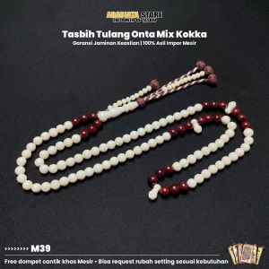 Tasbih Tulang Onta Mix Kokka Mesir